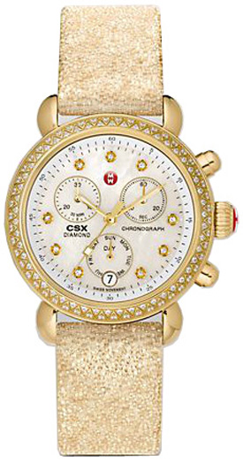 Michele CSX Watches  Pearl White  MWW03M000206 Watch
