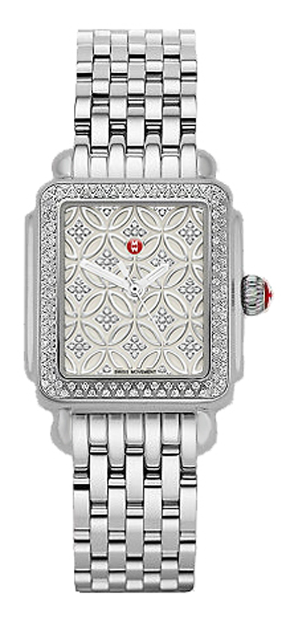 Michele Deco Collection Watches Ladies Silver MWW06V000068 Watch