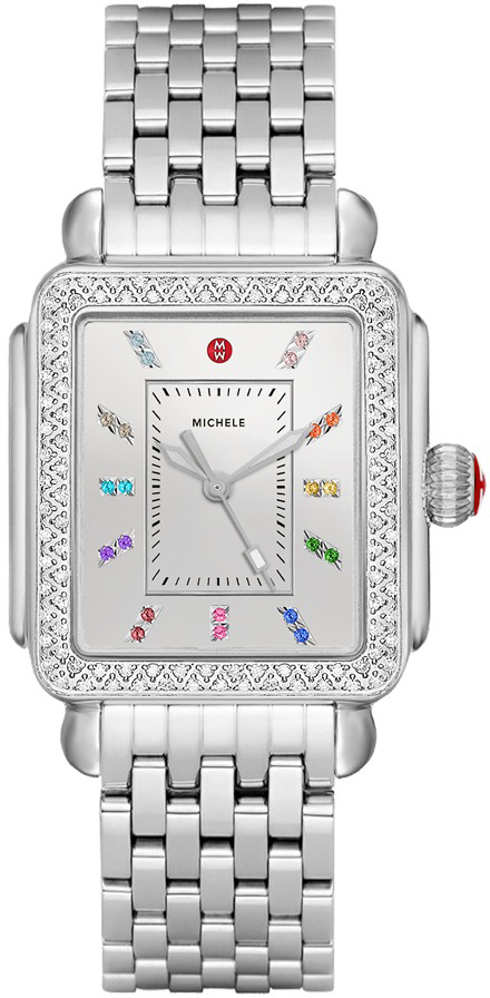 Michele Deco Collection Watches Ladies Silver Battery Operated Quartz MWW06P000295 Watch