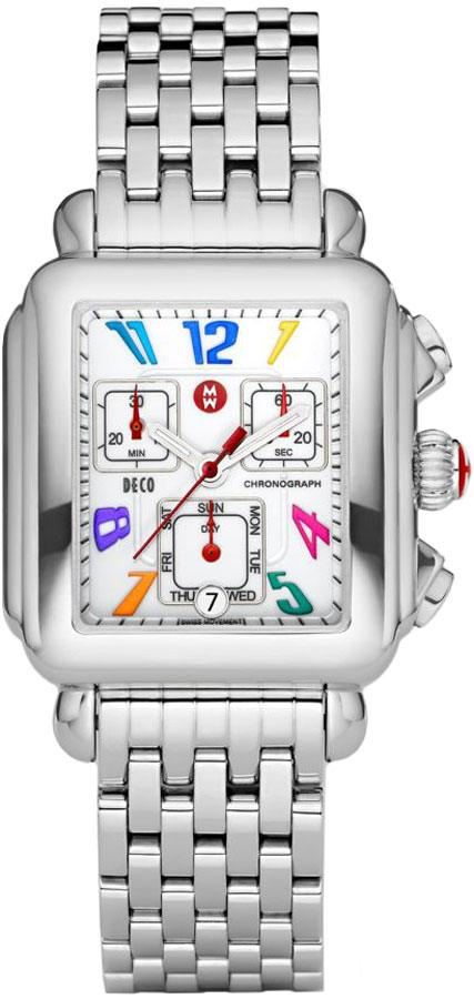 Michele Deco Collection Watches Ladies White Battery Operated Quartz MWW06P000018 Watch