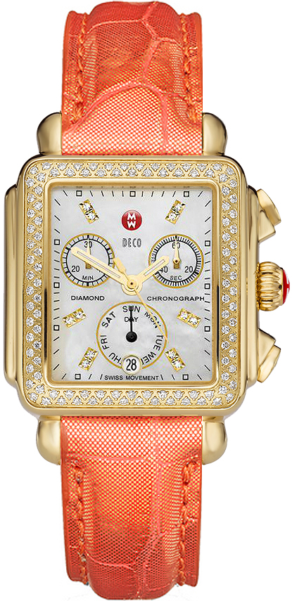 Michele Deco Collection Watches Ladies Diamonds MWW06P000125 Watch