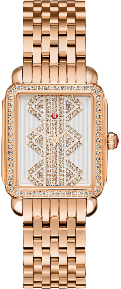 Michele Deco Collection Watches Ladies White Battery Operated Quartz MWW06I000021 Watch