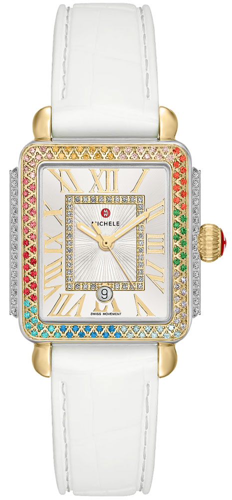 Michele Deco Collection Watches Ladies Silver Battery Operated Quartz MWW06G000022 Watch