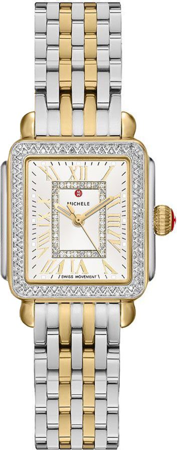 Michele Deco Collection Watches Ladies Silver Battery Operated Quartz MWW06D000163 Watch