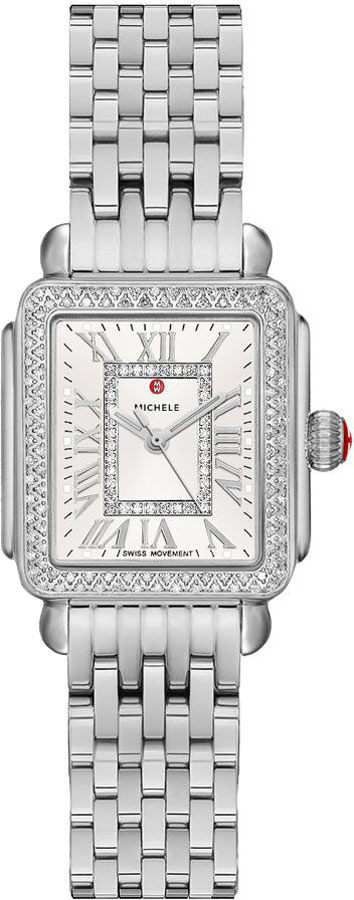 Michele Deco Collection Watches Ladies Silver Battery Operated Quartz MWW06D000162 Watch