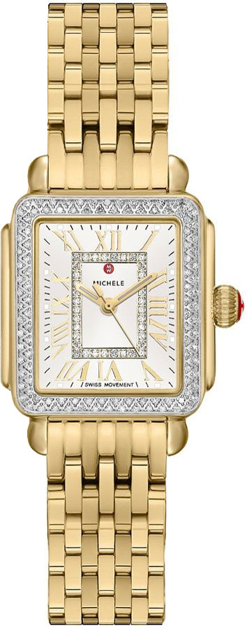Michele Deco Collection Watches Ladies Silver Battery Operated Quartz MWW06D000164 Watch