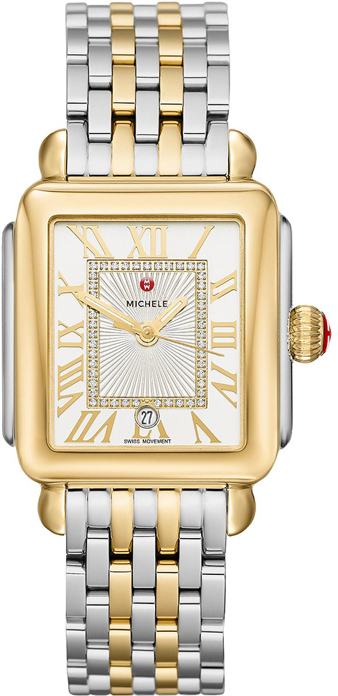 Michele Deco Collection Watches Ladies Silver Battery Operated Quartz MWW06T000147 Watch