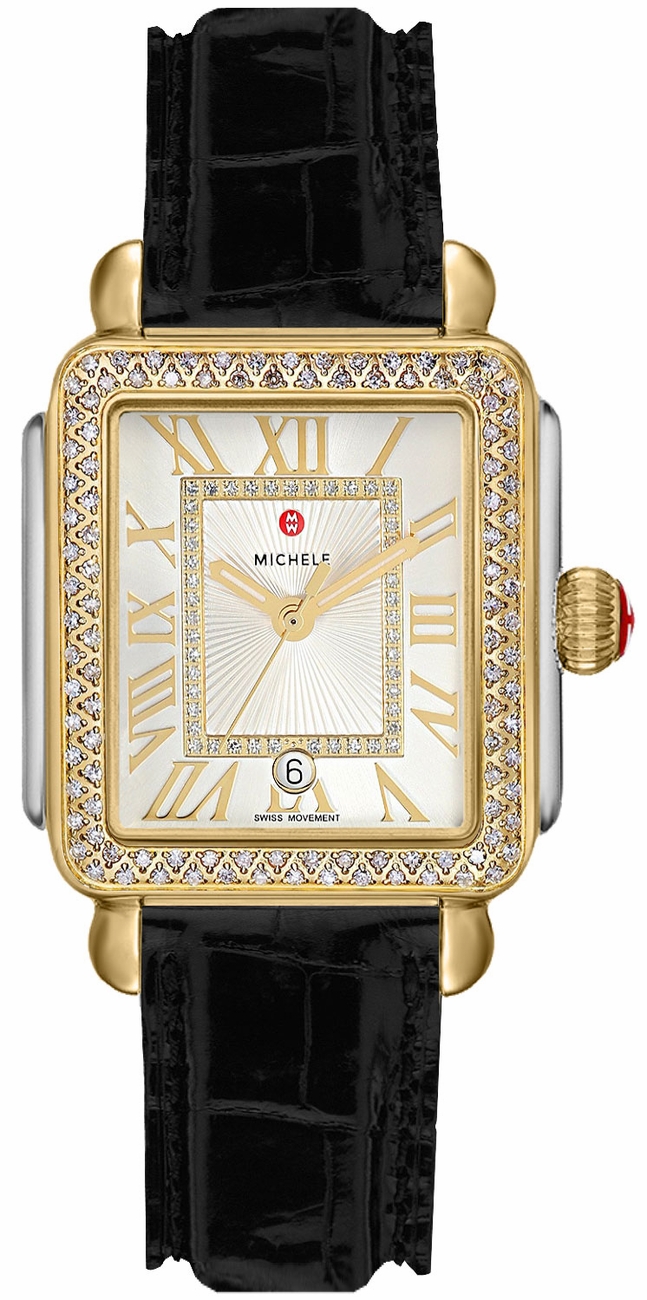 Michele Deco Collection Watches Ladies Silver Battery Operated Quartz MWW06T000188 Watch