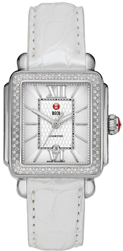 Michele Deco Collection Watches Ladies Silver MWW06T000058 Watch