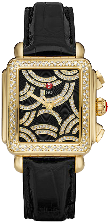 Michele Deco Collection Watches Ladies Diamonds Battery Operated Quartz MWW06T000120 Watch