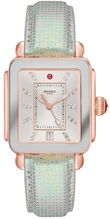 Michele Deco Collection Watches Ladies Silver Battery Operated Quartz MWW06K000033 Watch