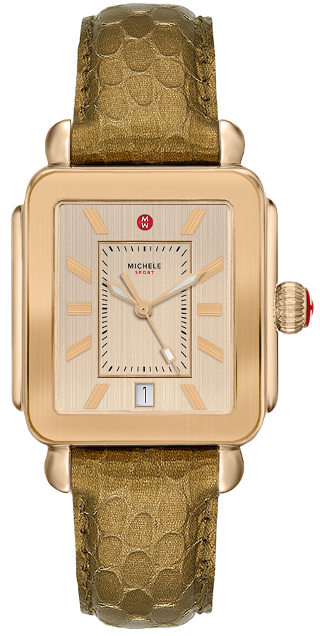 Michele Deco Collection Watches Ladies Beige Battery Operated Quartz MWW06K000041 Watch