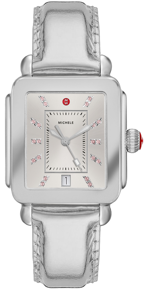 Michele Deco Collection Watches Ladies Silver Battery Operated Quartz MWW06K000021 Watch