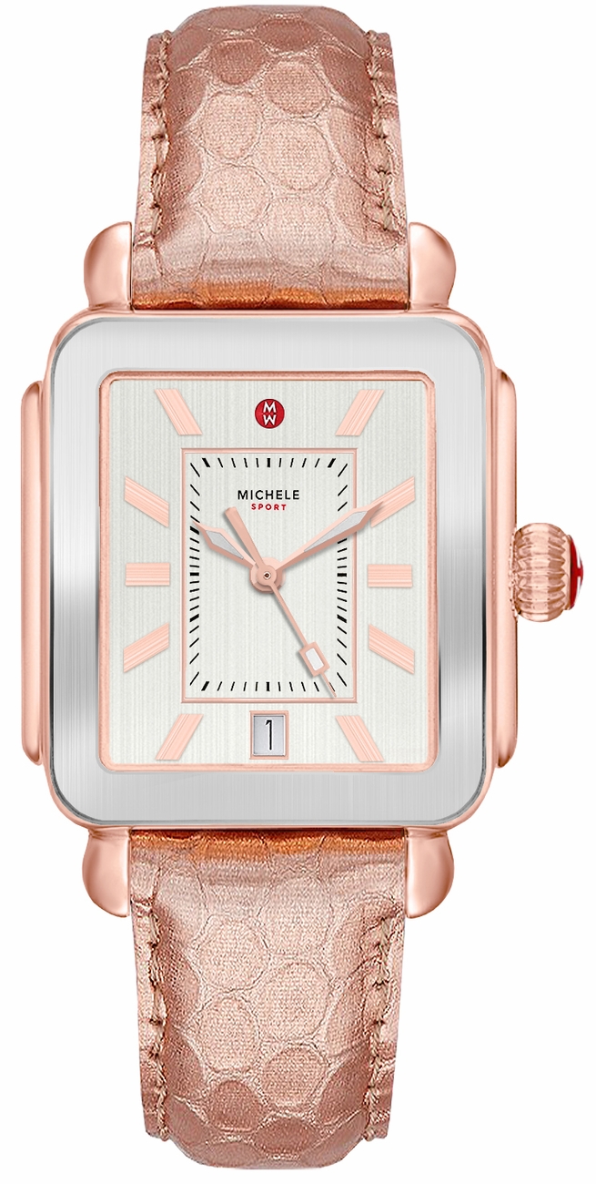 Michele Deco Collection Watches Ladies Silver Battery Operated Quartz MWW06K000039 Watch