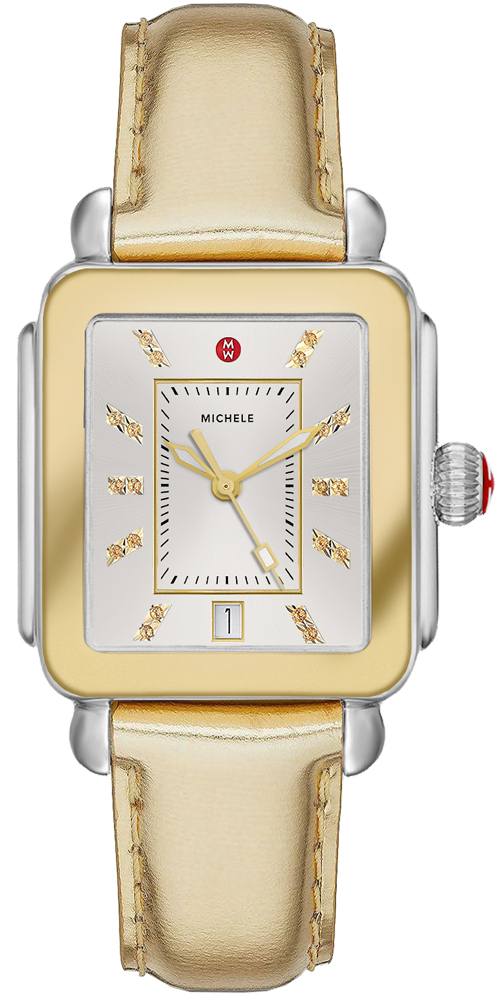 Michele Deco Collection Watches Ladies Silver Battery Operated Quartz MWW06K000024 Watch