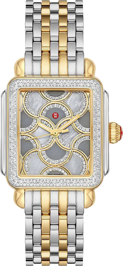 Michele Deco Collection Watches Ladies Grey Battery Operated Quartz MWW06T000225 Watch
