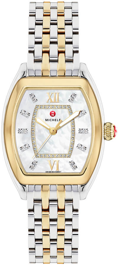 Michele Releve Watches Ladies Pearl White Battery Operated Quartz MWW19B000004 Watch