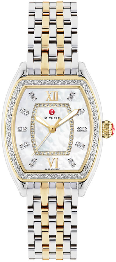 Michele Releve Watches Ladies Pearl White Battery Operated Quartz MWW19B000002 Watch
