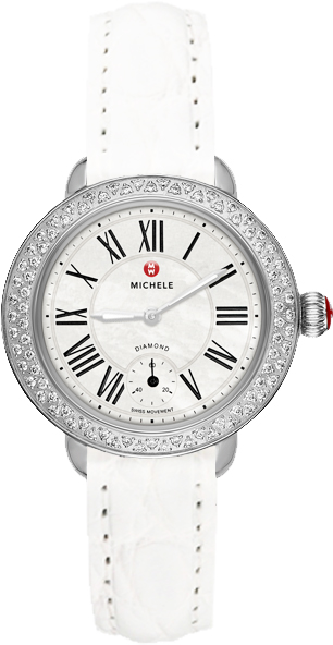 Michele Serein Watches Pearl White Battery Operated Quartz MWW21E000004 Watch