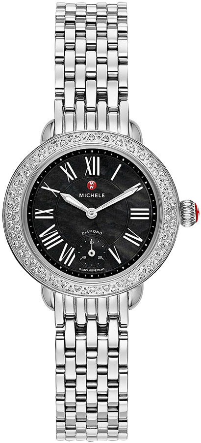 Michele Serein Watches Ladies Black Battery Operated Quartz MWW21E000018 Watch