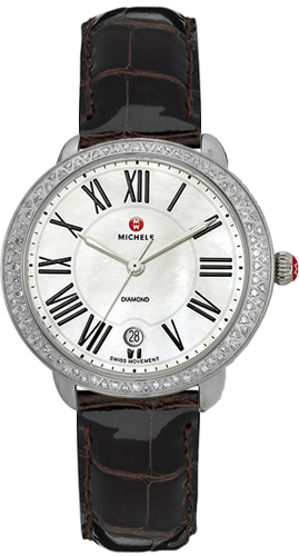 Michele Serein Watches Ladies Pearl White Battery Operated Quartz MWW21B000005 Watch