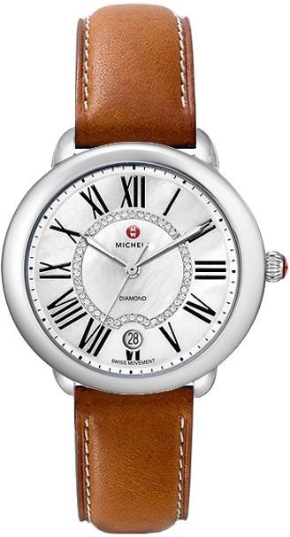 Michele Serein Watches Ladies Pearl White Battery Operated Quartz MWW21B000010 Watch