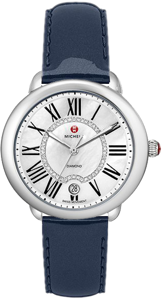 Michele Serein Watches Ladies Pearl White Battery Operated Quartz MWW21B000012 Watch