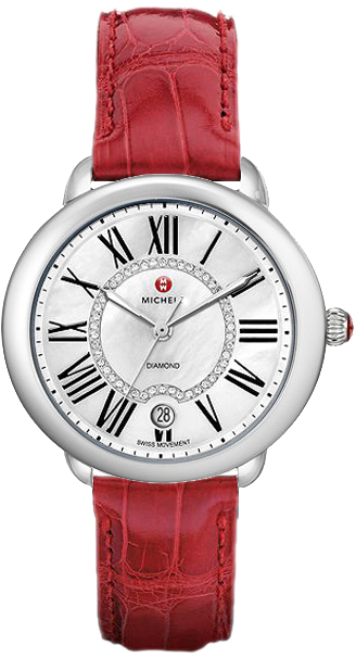 Michele Serein Watches Ladies Pearl White Battery Operated Quartz MWW21B000023 Watch