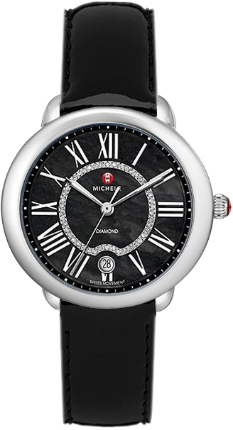 Michele Serein Watches Ladies Black Battery Operated Quartz MWW21B000027 Watch