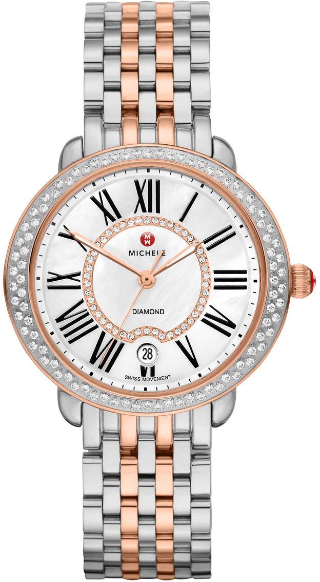 Michele Serein Watches  Pearl White Battery Operated Quartz MWW21B000046 Watch