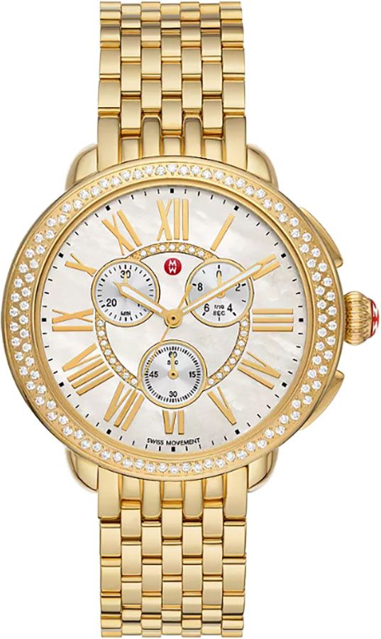 Michele Serein Watches Ladies Pearl White Battery Operated Quartz MWW21A000070 Watch