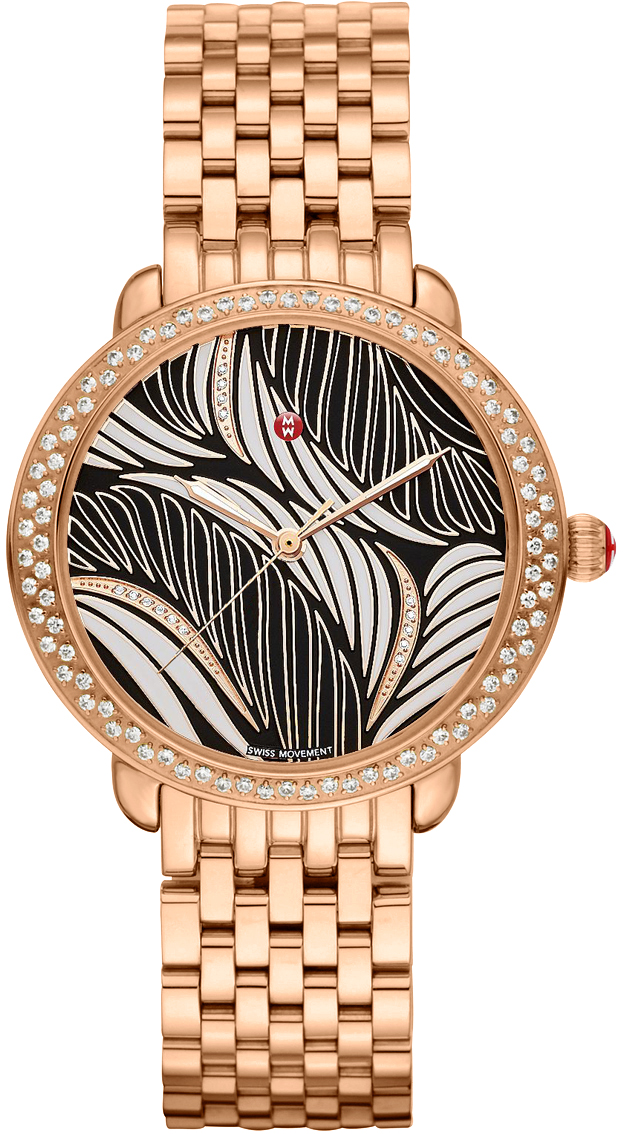 Michele Serein Watches Ladies Black Battery Operated Quartz MWW21B000091 Watch