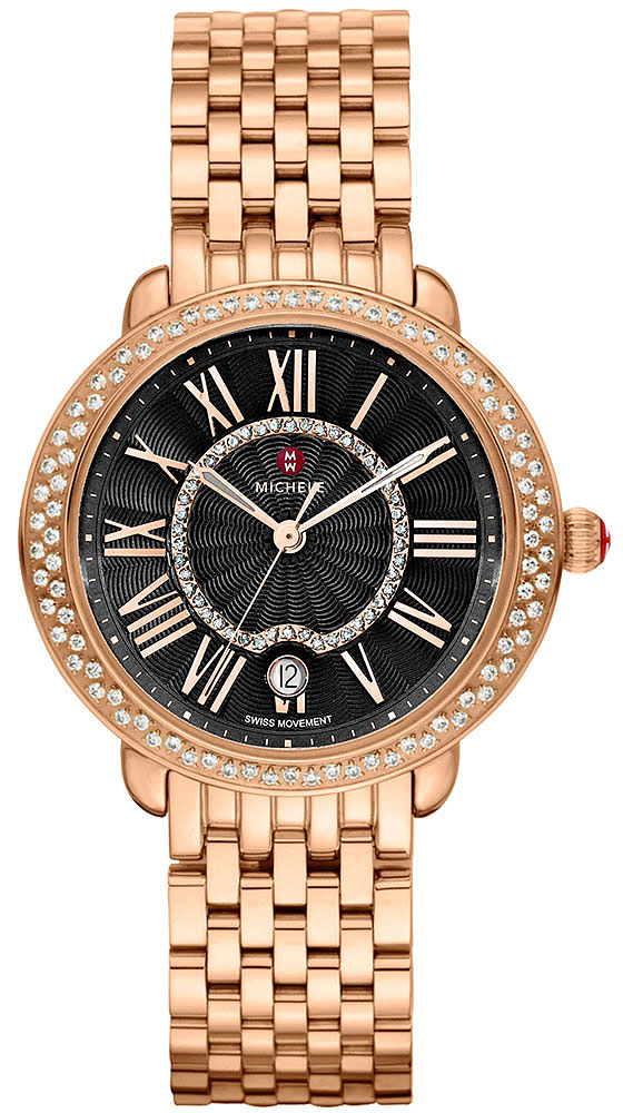 Michele Serein Watches Ladies Black Battery Operated Quartz MWW21B000097 Watch