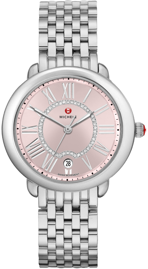 Michele Serein Watches Pink Battery Operated Quartz MWW21B000115 Watch