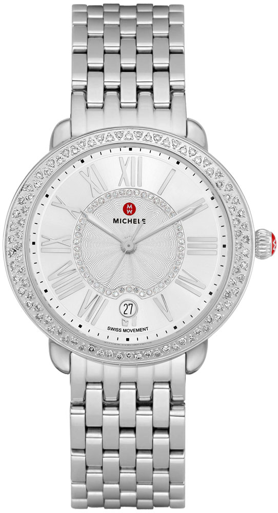 Michele Serein Watches Ladies Silver Battery Operated Quartz MWW21B000143 Watch
