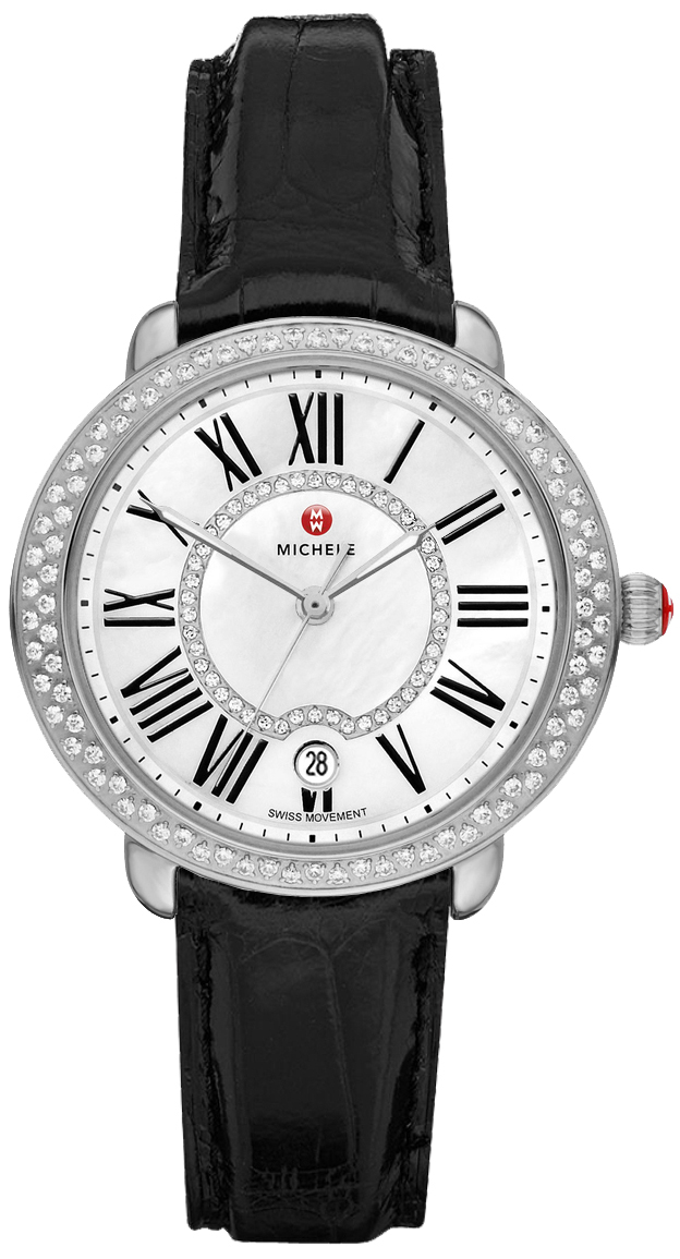 Michele Serein Watches Ladies Pearl White Battery Operated Quartz MWW21B000130 Watch