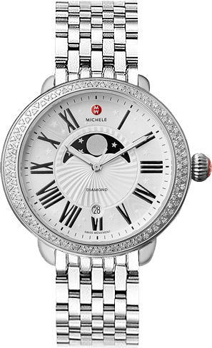 Michele Serein Watches  Silver Battery Operated Quartz MWW21D000002 Watch