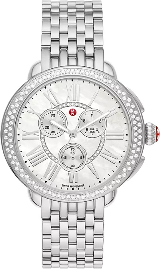 Michele Serein Watches Ladies Pearl White Battery Operated Quartz MWW21A000068 Watch
