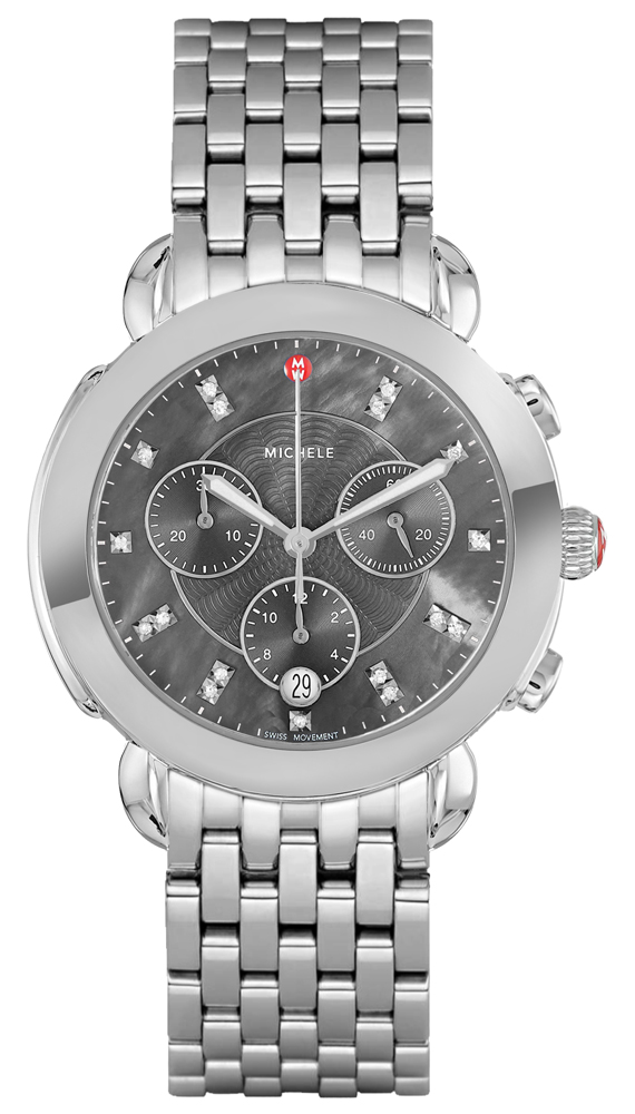 Michele Sidney Watches Ladies Grey Battery Operated Quartz MWW30A000027 Watch