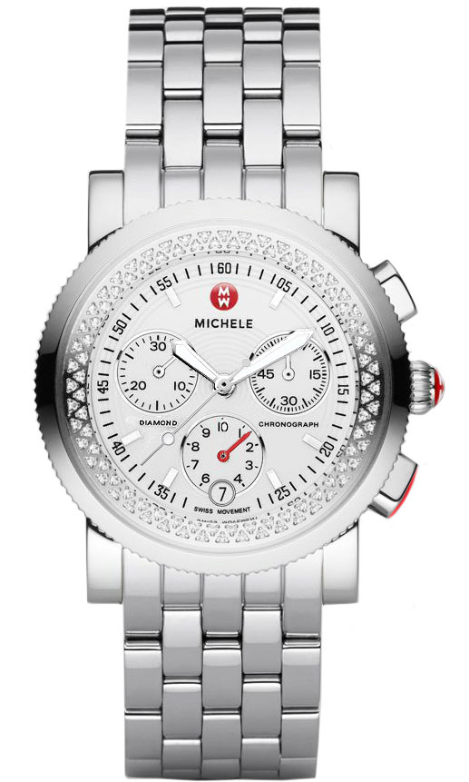 Michele Sport Collection Watches Ladies White Battery Operated Quartz MWW01C000003 Watch