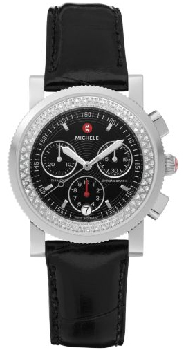 Michele Sport Collection Watches Black Battery Operated Quartz MWW01C000013 Watch