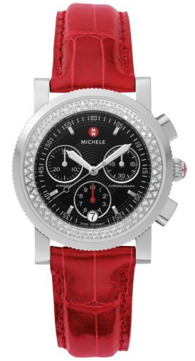 Michele Sport Collection Watches Black Battery Operated Quartz MWW01C000015 Watch