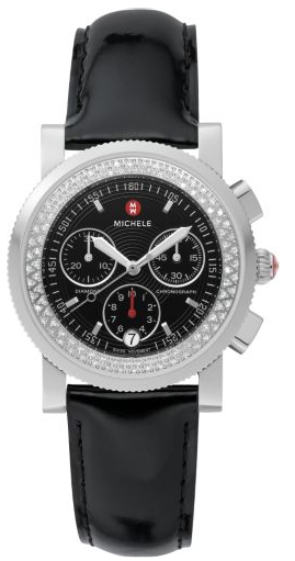 Michele Sport Collection Watches Black Battery Operated Quartz MWW01C000018 Watch