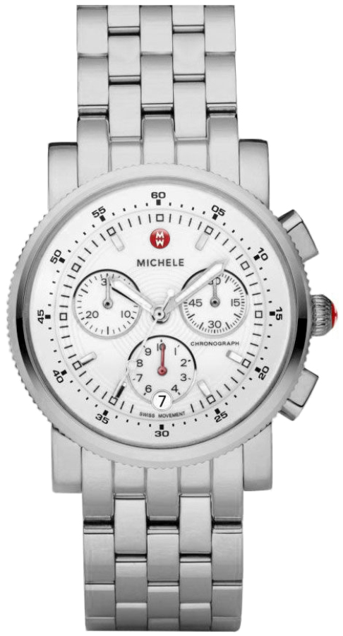 Michele Sport Collection Watches White Battery Operated Quartz MWW01C000021 Watch