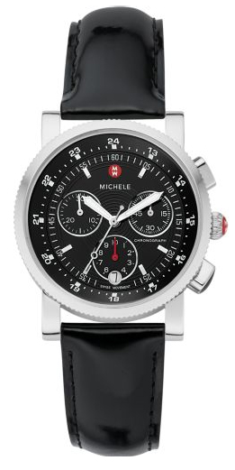 Michele Sport Collection Watches Black Battery Operated Quartz MWW01C000033 Watch