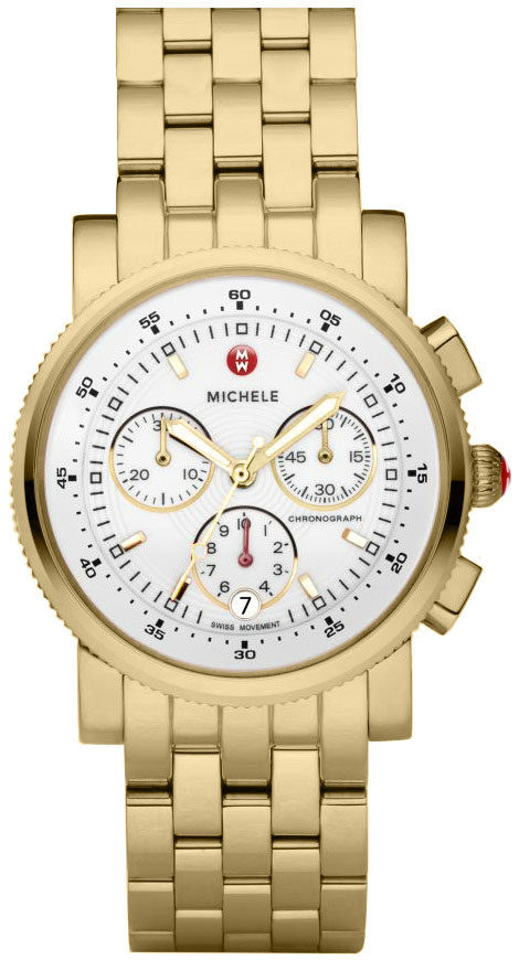 Michele Sport Collection Watches White Battery Operated Quartz MWW01C000106 Watch