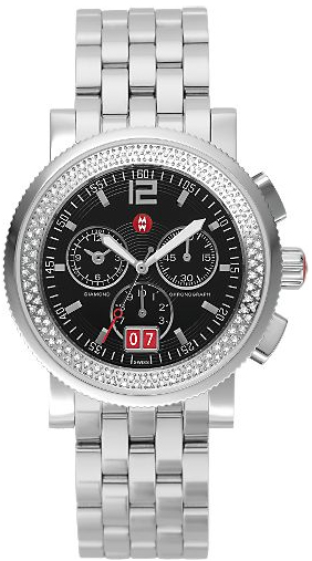 Michele Sport Collection Watches Black Battery Operated Quartz MWW01K000001 Watch