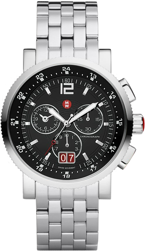Michele Sport Collection Watches Black Battery Operated Quartz MWW01K000012 Watch