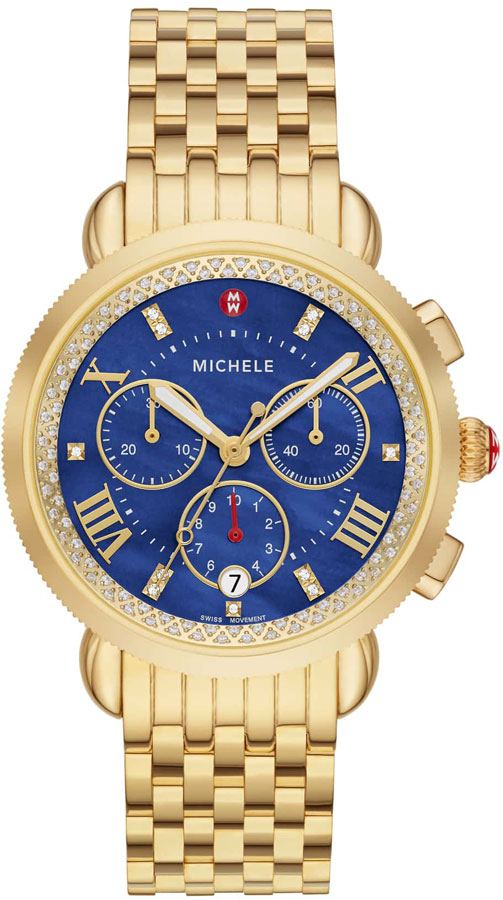Michele Sport Collection Watches Ladies Blue Battery Operated Quartz MWW01C000145 Watch