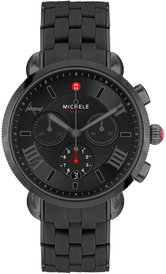 Michele Sport Collection Watches Ladies Black Battery Operated Quartz MWW01P000014 Watch